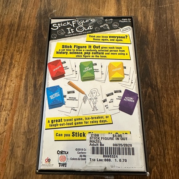 Stick Figure It Out Cortex Toys Game Quick Draw & Quick Wits Game - Picture 6 of 6